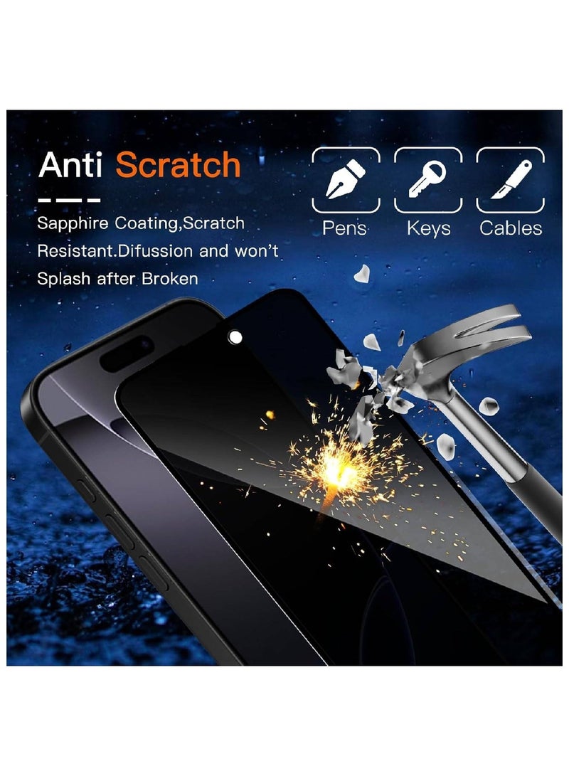 MOBM 3-Pack Screen Protection for iPhone 16 Pro 6.3-Inch - Image 5